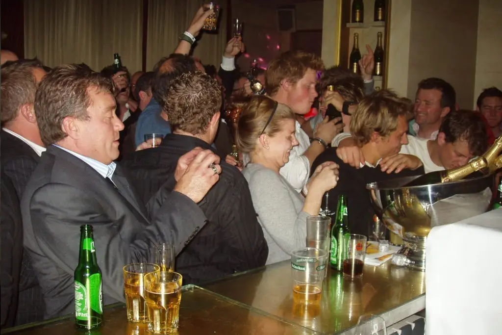 Performing At England Rugby World Cup Squad After Final Party 2007 Paris