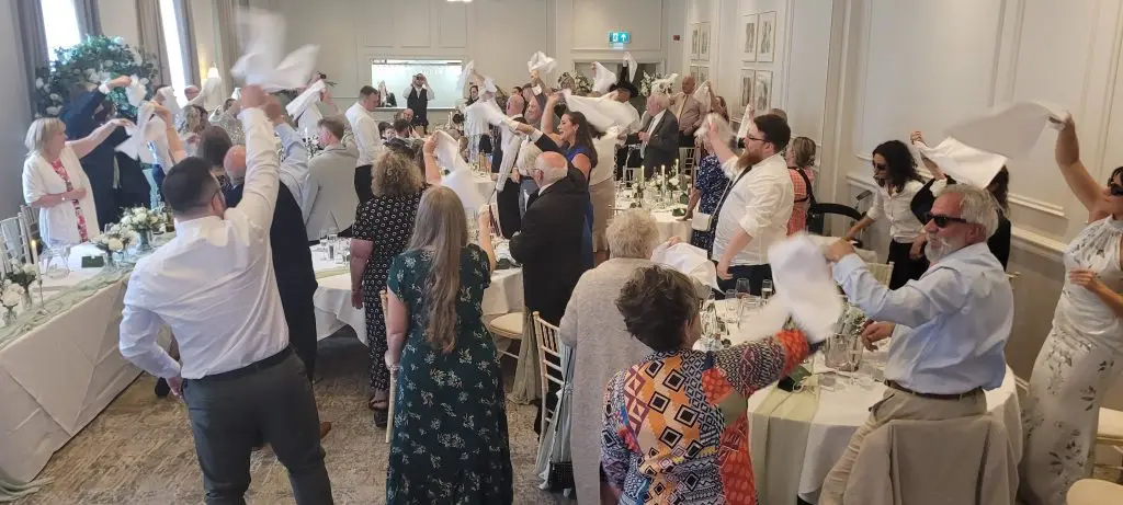 Horwood House Beds Wedding Breakfast Fun