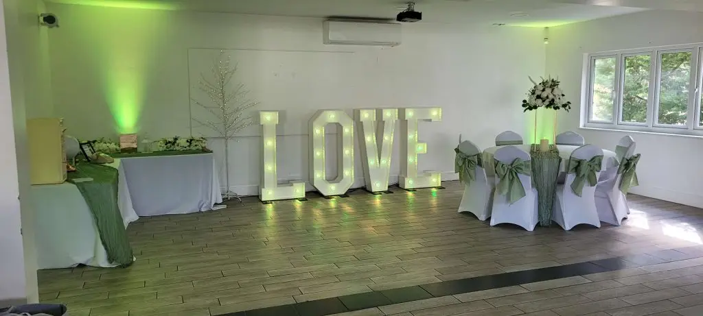 Broxbourne Golf Complex LOVE Letters