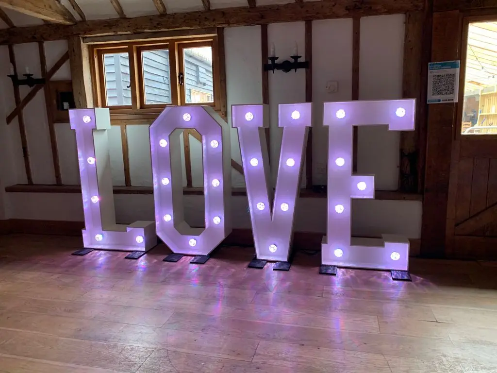 Tewin Bury Farm, Herts, LOVE Letters