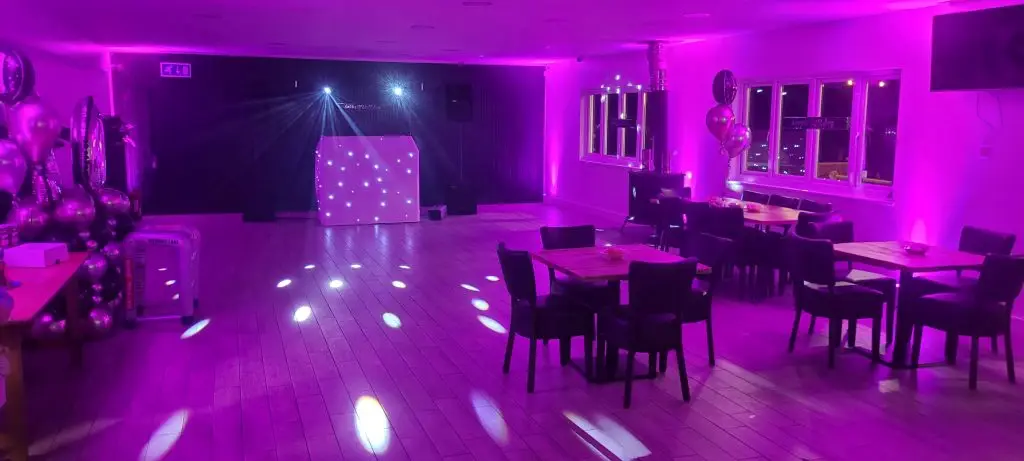 Broxbourne Golf Complex Herts Pink Uplighting