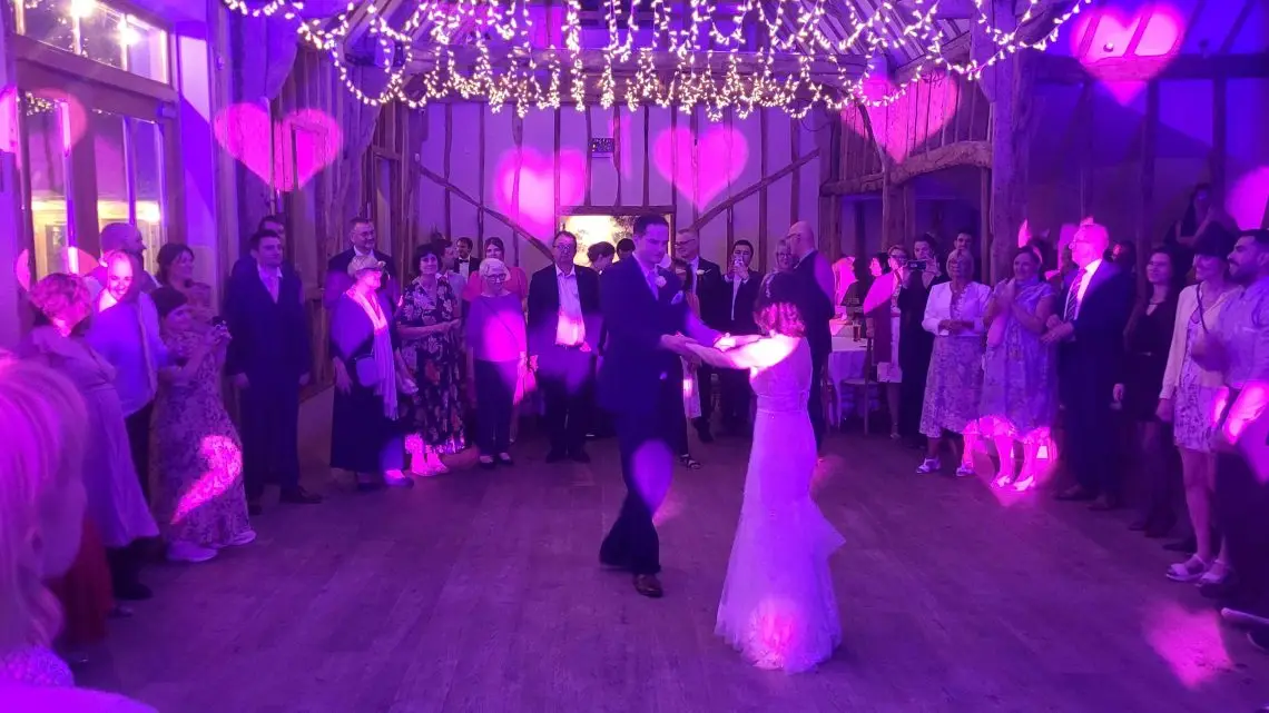 Tony Poole Discos provide professional, experienced DJs and state of the art mobile discos, ambience uplighting, dance floors, backdrops, light up LOVE letters & numbers, photo booths & 360 video booths in Essex, Herts, London and beyond