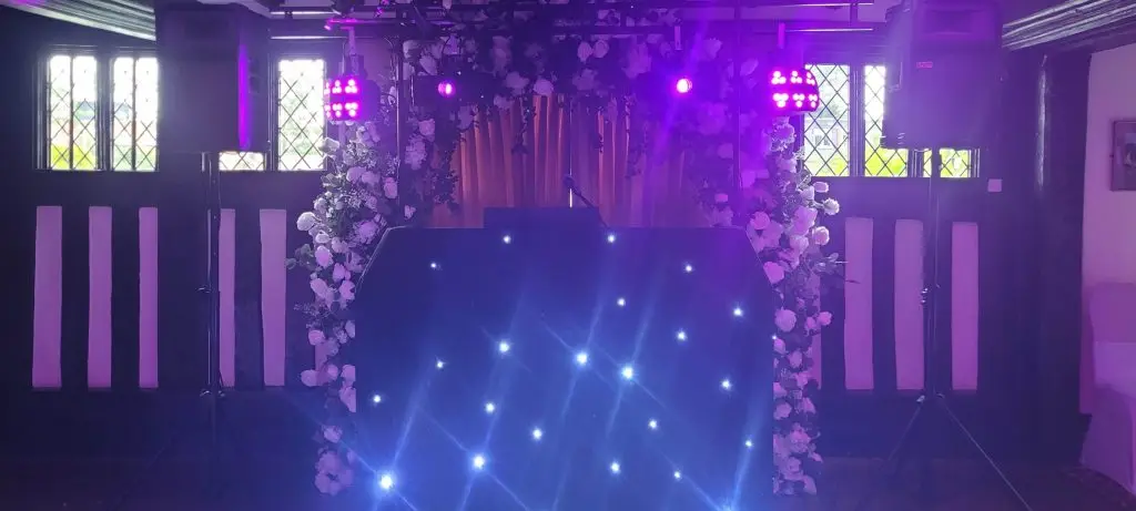 Marygreen Manor Brentwood Essex Standard Set Up, Black Starlight Booth