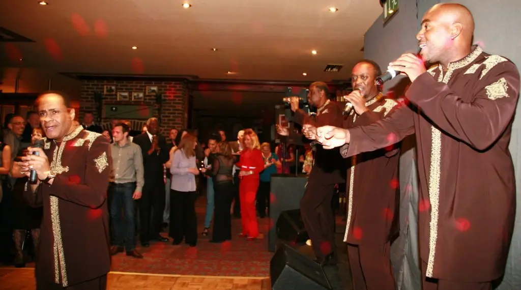Performing With The Drifters