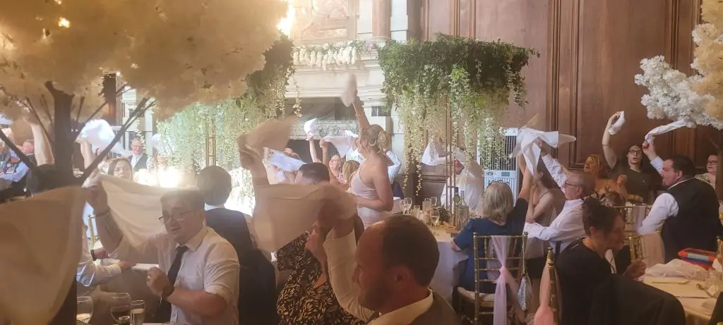 Addington Palace Croydon Wedding Breakfast Fun