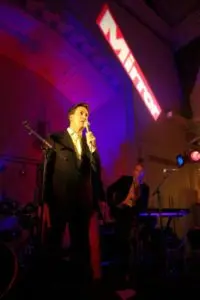 Introducing Ed Milliband At Daily Mirror Sponsored Labour Party Confererence After Party